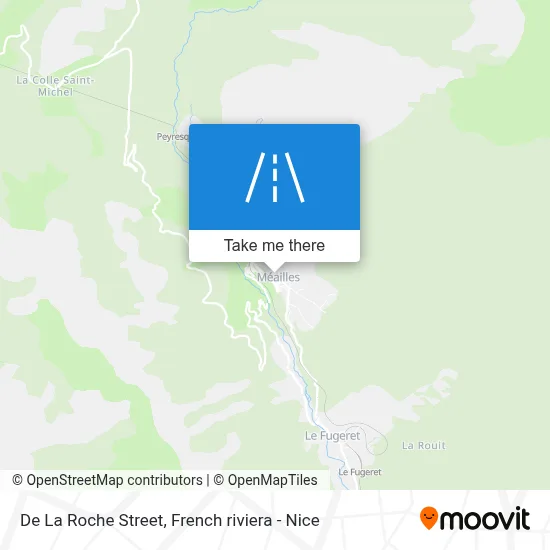 Rue De La Roche map
