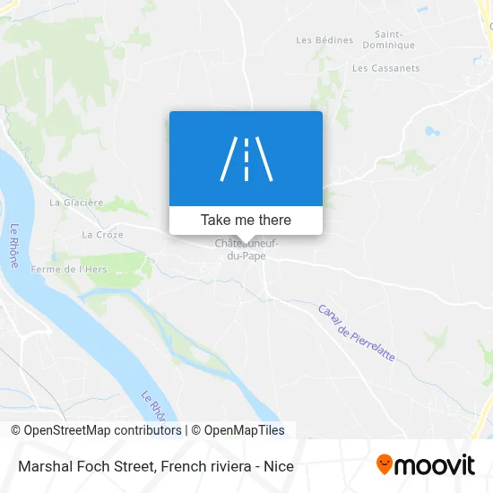 Rue Maréchal Foch map