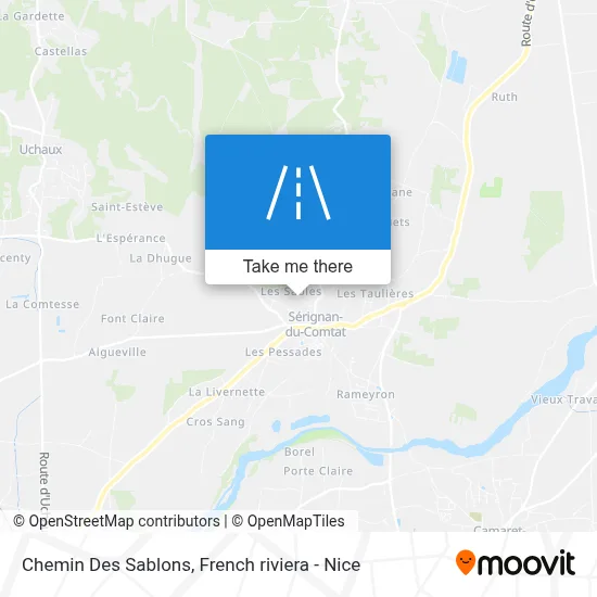 Chemin Des Sablons map