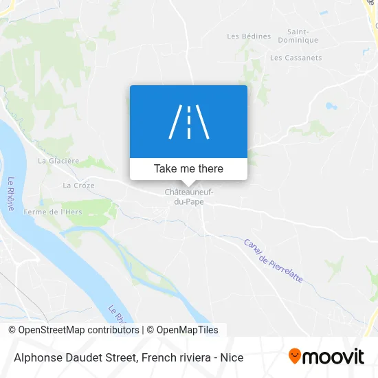 Rue Alphonse Daudet map