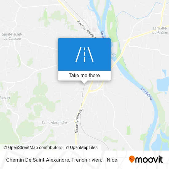 Chemin De Saint-Alexandre map