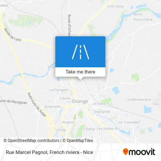 Mapa Rue Marcel Pagnol