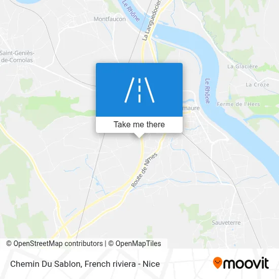 Chemin Du Sablon map
