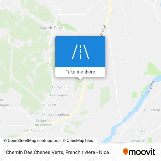 Chemin Des Chênes Verts map