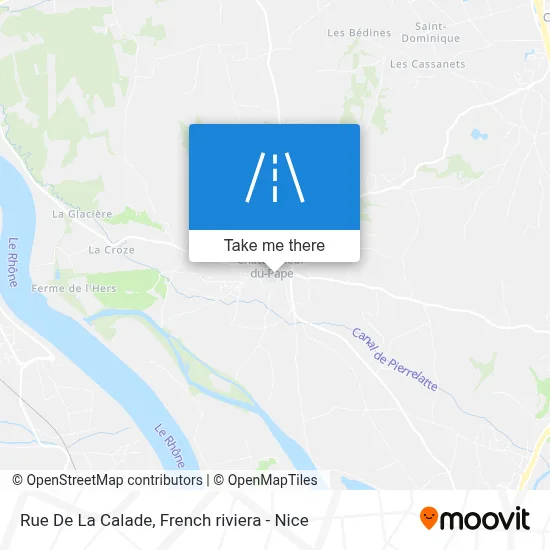 Rue De La Calade map