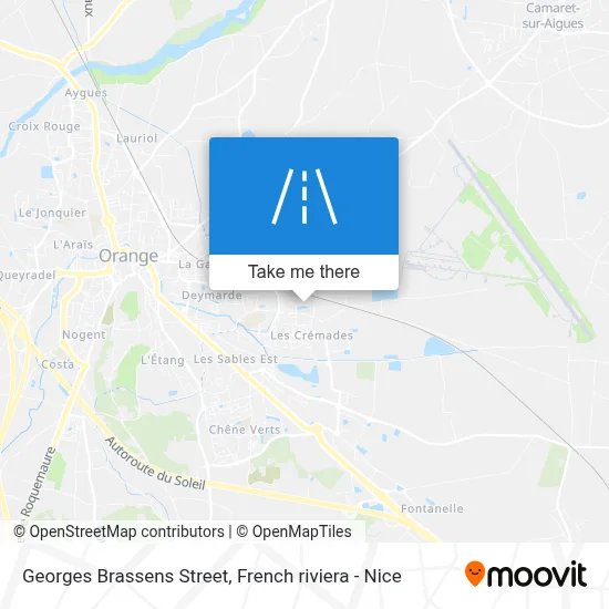 Rue Georges Brassens map