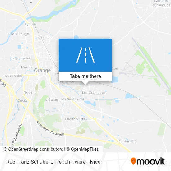 Rue Franz Schubert map
