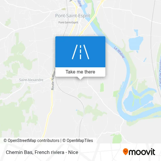 Chemin Bas map