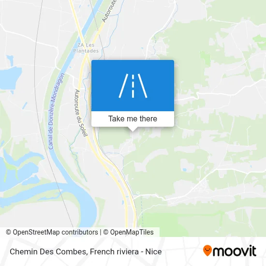 Chemin Des Combes map
