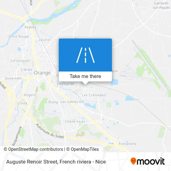 Rue Auguste Renoir map