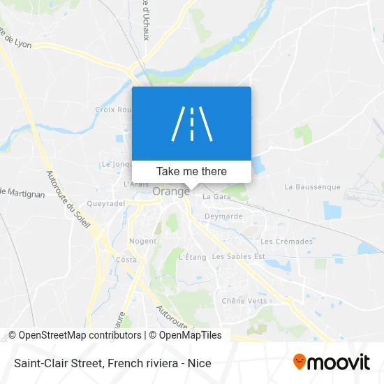 Rue Saint-Clair map