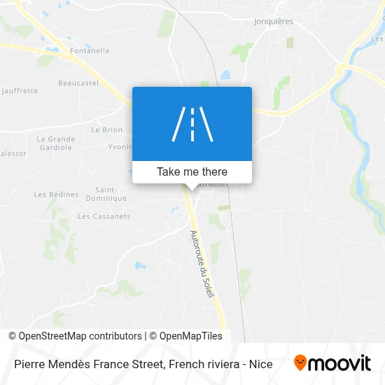 Rue Pierre Mendès France map
