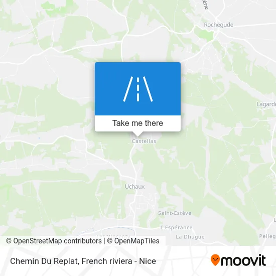 Chemin Du Replat map