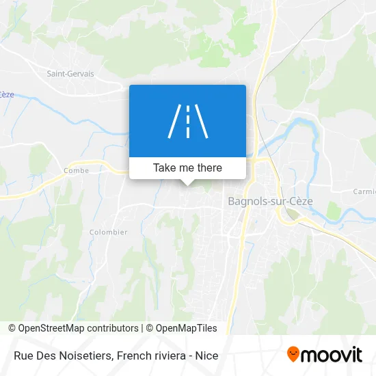 Rue Des Noisetiers map
