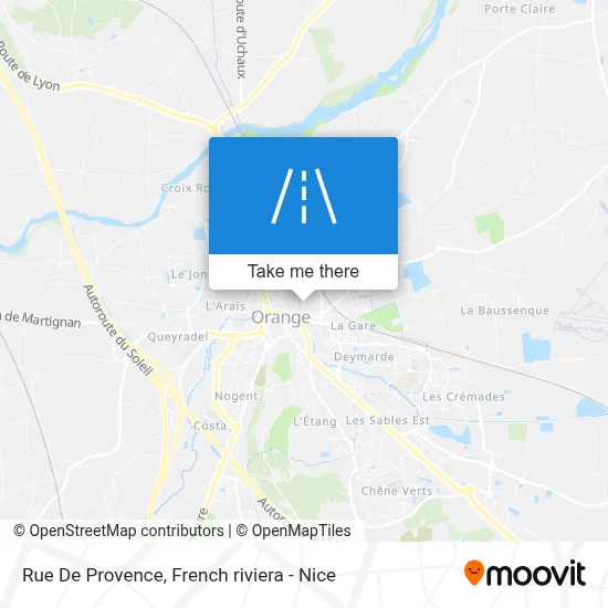 Rue De Provence map