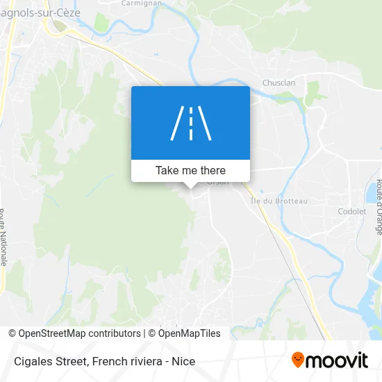 Rue Des Cigales map