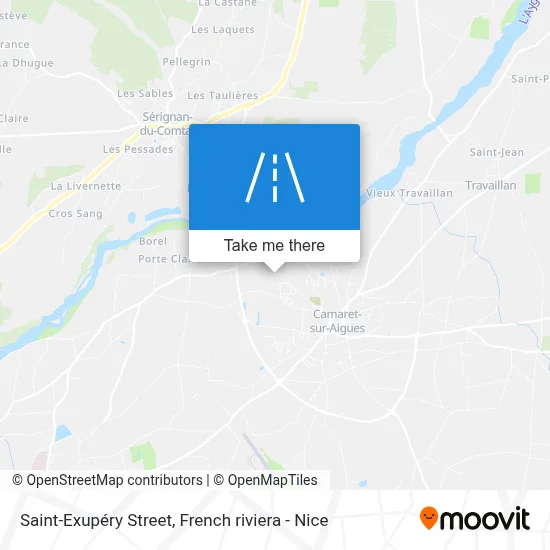 Rue Saint-Exupéry map