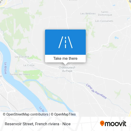 Rue Du Réservoir map