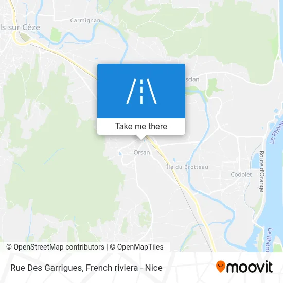 Rue Des Garrigues map