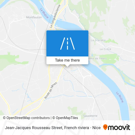 Rue Jean-Jacques Rousseau map