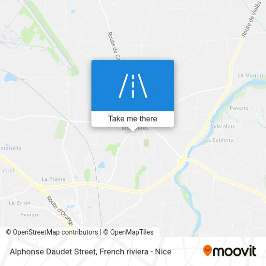 Rue Alphonse Daudet map