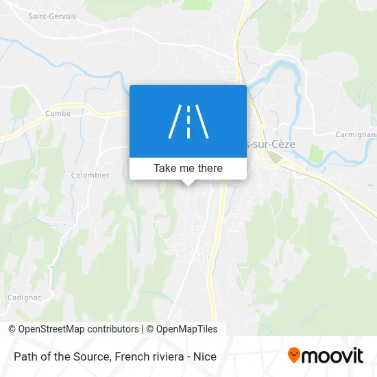 Chemin De La Source map