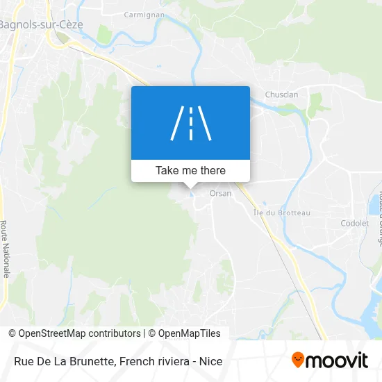 Rue De La Brunette map