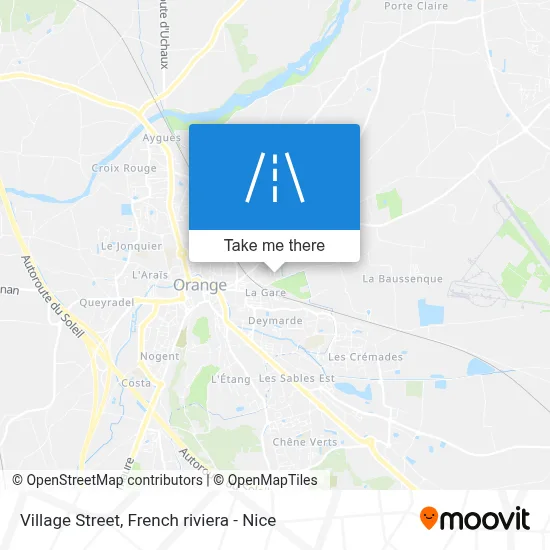 Mapa Rue Du Village