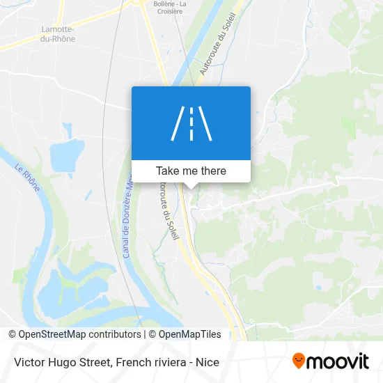 Mapa Rue Victor Hugo