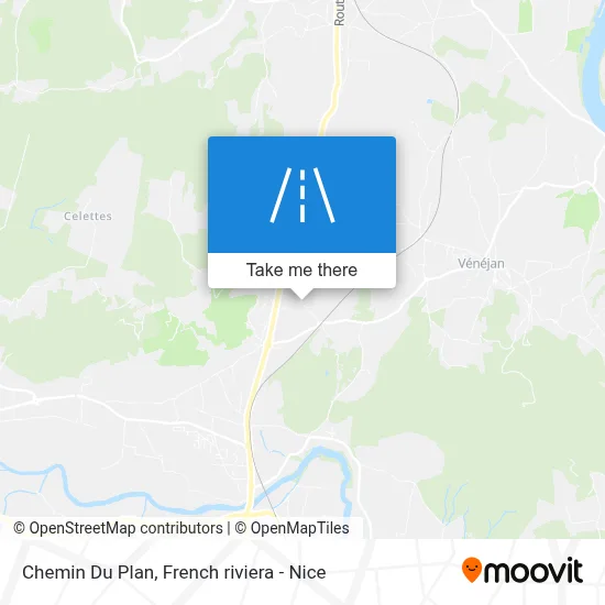 Chemin Du Plan map
