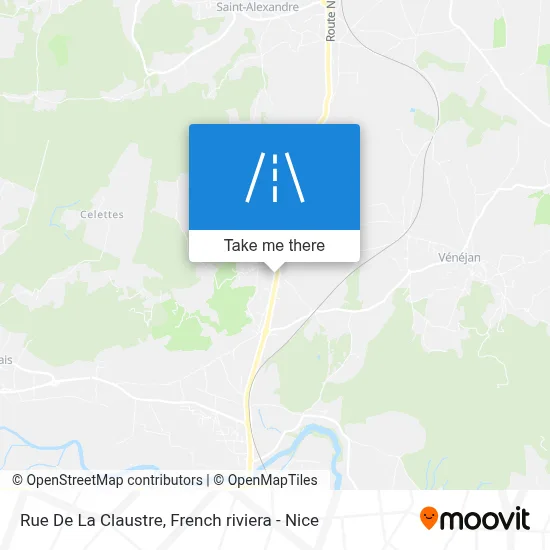 Rue De La Claustre map