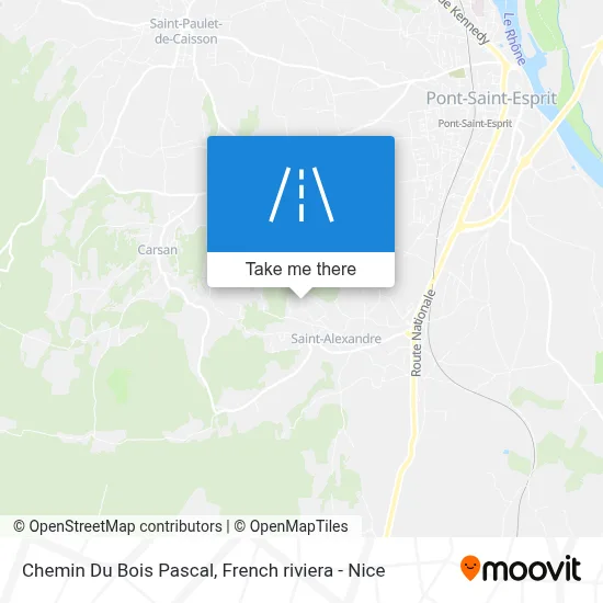Chemin Du Bois Pascal map