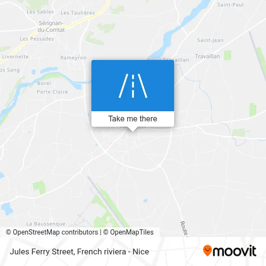 Rue Jules Ferry map
