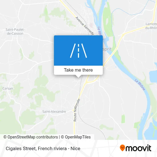 Rue Des Cigales map