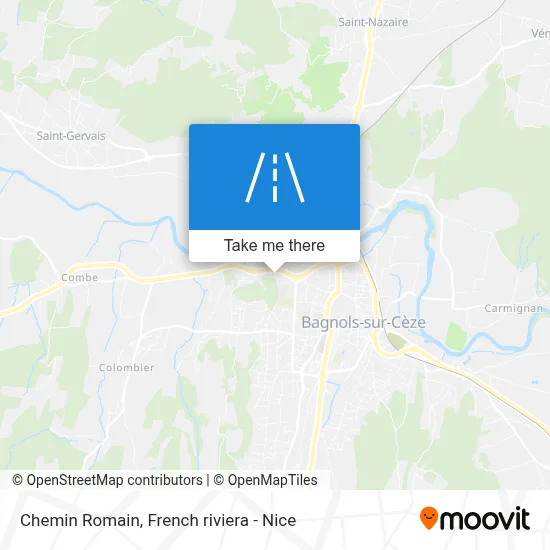 Chemin Romain map