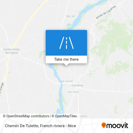 Chemin De Tulette map