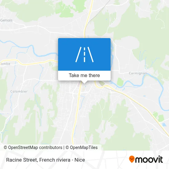 Rue Racine map