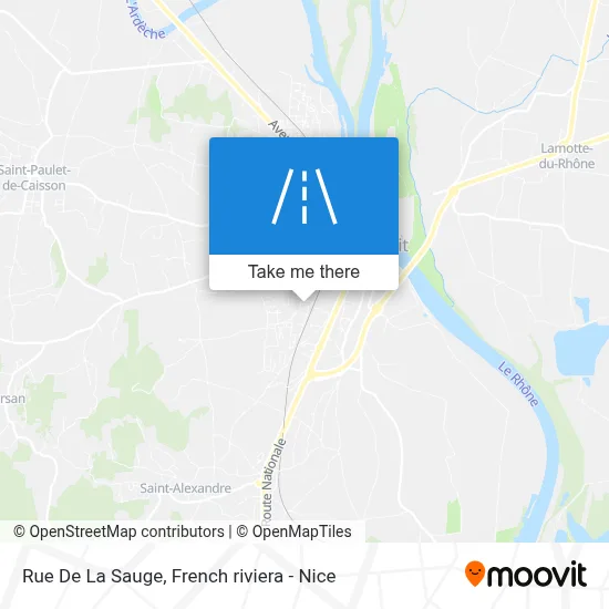 Rue De La Sauge map