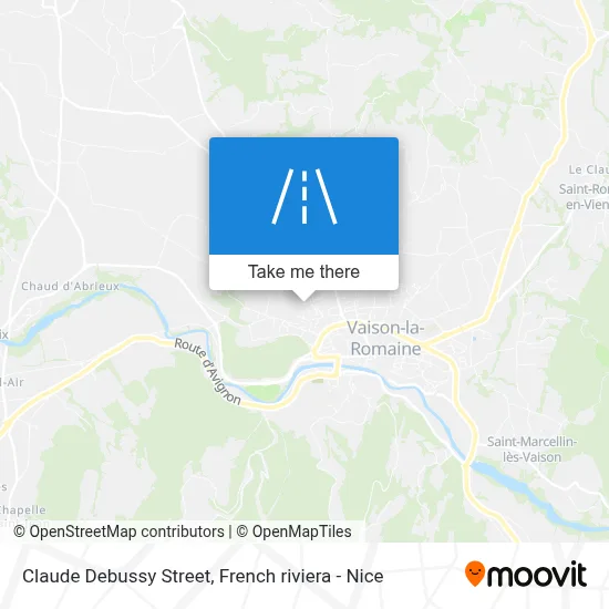 Rue Claude Debussy map