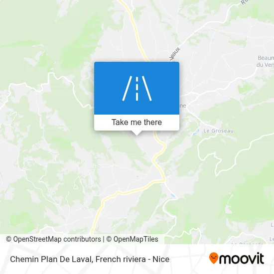 Chemin Plan De Laval map