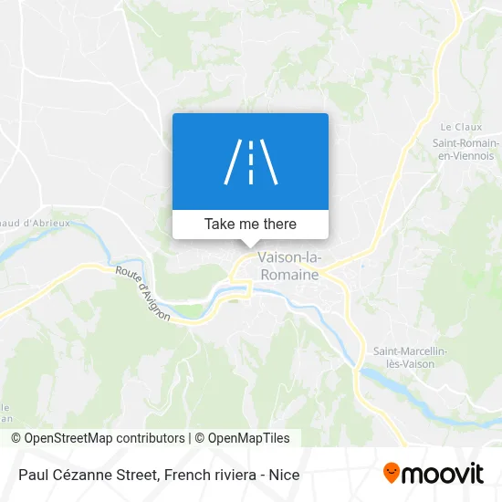 Rue Paul Cézanne map