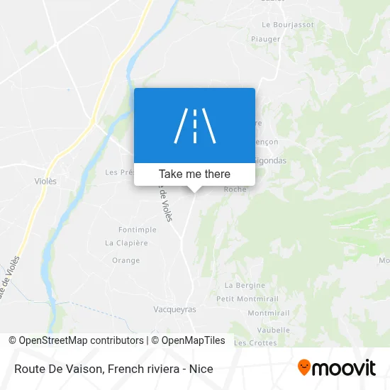 Route De Vaison map