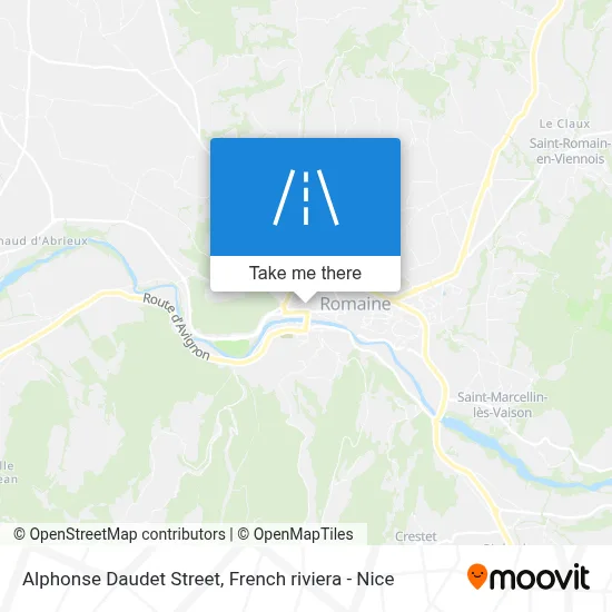 Rue Alphonse Daudet map