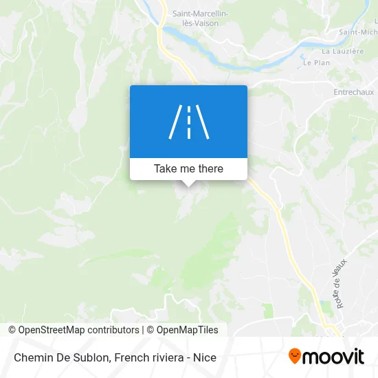 Chemin De Sublon map