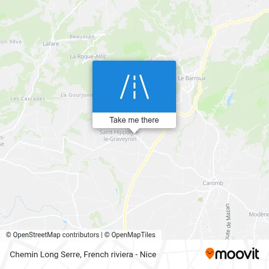 Chemin Long Serre map