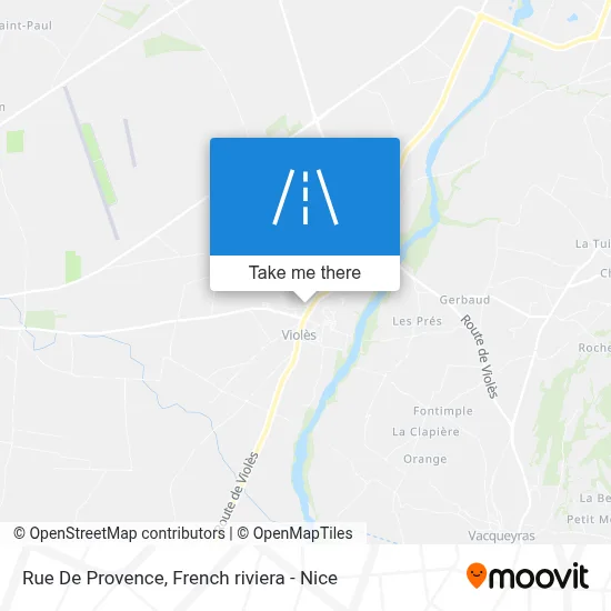 Rue De Provence map