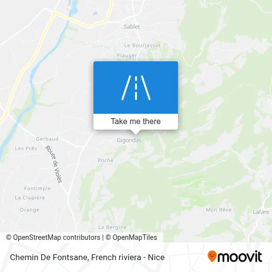 Chemin De Fontsane map