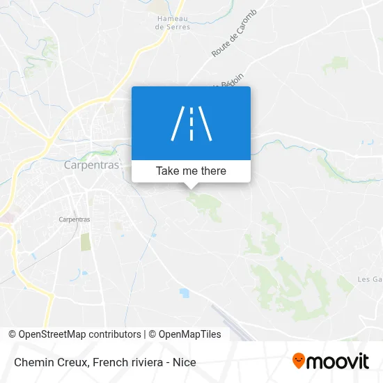 Chemin Creux map