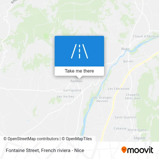 Rue De La Fontaine map