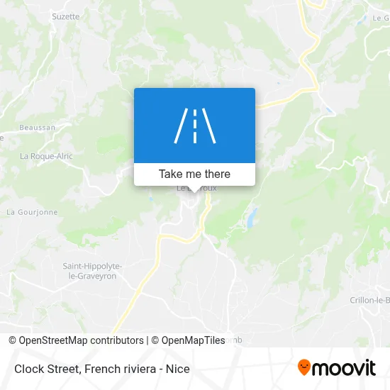 Rue De L'Horloge map